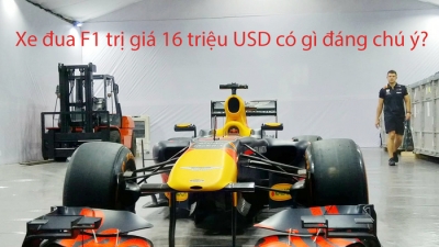 ‘Soi’ chi tiết xe đua F1 triệu USD tại Hà Nội