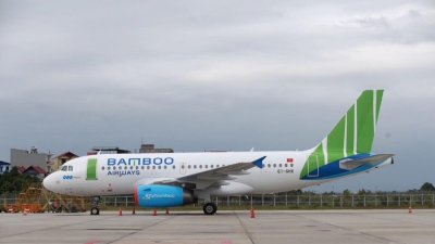 Máy bay của hãng hàng không Bamboo Airways đã về Việt Nam