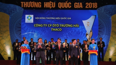 Thaco đạt Thương hiệu Quốc gia 4 kỳ liên tiếp