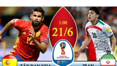 Lịch thi đấu, link xem trực tiếp bóng đá World Cup ngày 21/6/2018 có bản quyền trên kênh nào, ở đâu?