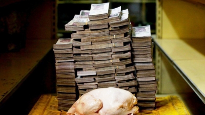 Siêu lạm phát khiến 1 con gà tại Venezuela giá 1,3 triệu đồng