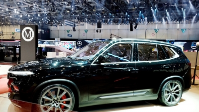 'Cận cảnh' SUV VinFast Lux V8 phiên bản đặc biệt tại triển lãm ô tô Geneva 2019