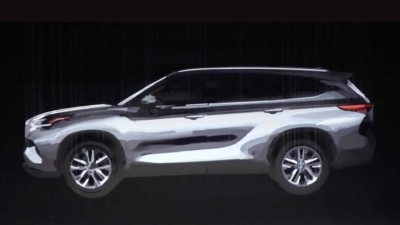 Toyota Highlander 2020 lộ diện: 'To' hơn thế hệ cũ