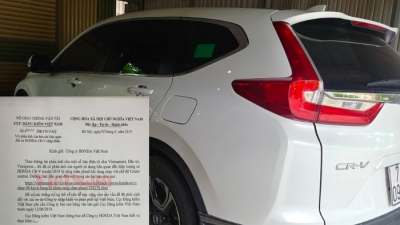 Vụ Honda CR-V gặp sự cố chân phanh: Cục ĐKVN yêu cầu báo cáo trước ngày 12/6