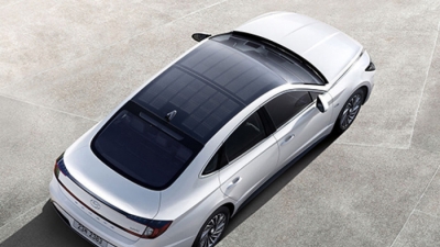 Hyundai Sonata 2020 hybrid sẽ dùng mái năng lượng mặt trời