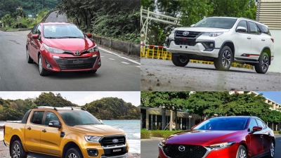 10 mẫu xe doanh số cao nhất năm 2019: Toyota Vios, Mitsubishi Xpander dẫn đầu