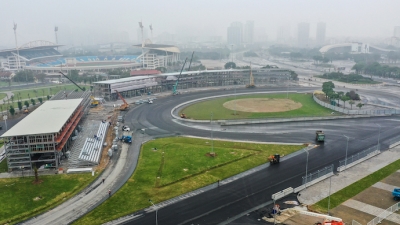 'Tăng tốc' thi công đường đua F1 Hà Nội, liệu có kịp tiến độ?