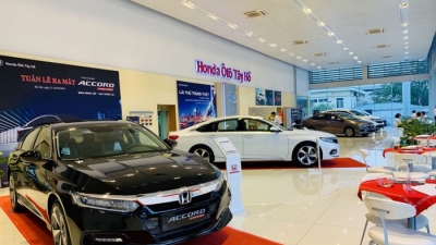 Doanh số ô tô Honda Việt Nam trong tháng 4/2020 giảm 57%