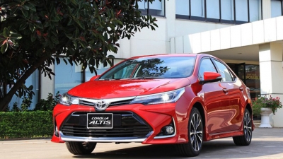 Phân khúc xe hạng C tháng 8: Toyota Corolla Altis ‘phả hơi nóng’ vào Hyundai Elantra