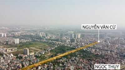 Đường 40m nối Nguyễn Văn Cừ - Ngọc Thụy hơn 1.200 tỷ đồng ngổn ngang sau 3 năm khởi công