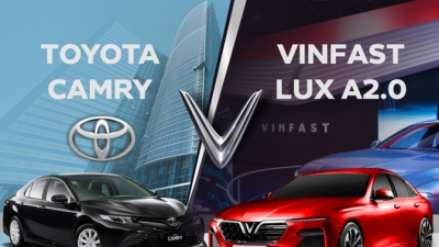 Doanh số Sedan tầm giá trên 1 tỷ đồng: VinFast Lux A2.0 ‘hạ gục’ Toyota Camry