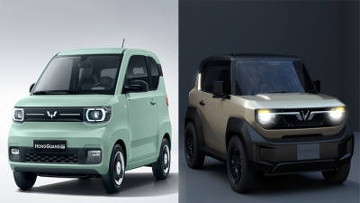 Có 300 triệu đồng, chọn ô tô điện mini VinFast VF 3 hay HongGuang Wuling Mini EV?