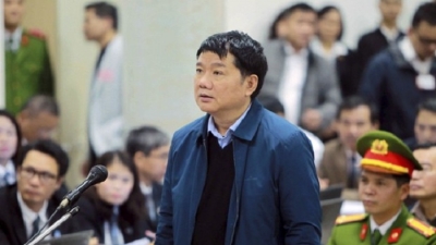 Ông Đinh La Thăng xin Hội đồng xét xử xem xét được tại ngoại
