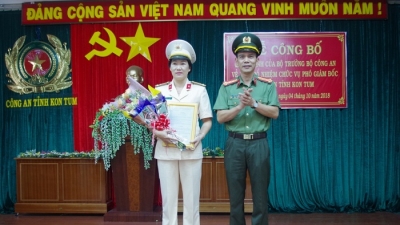 Chân dung tân nữ Phó giám đốc Công an tỉnh Kon Tum
