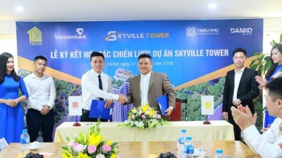 Tecco Group 'bắt tay' với Danko Group và Triệu Phú Land phân phối dự án Tecco Skyville Tower