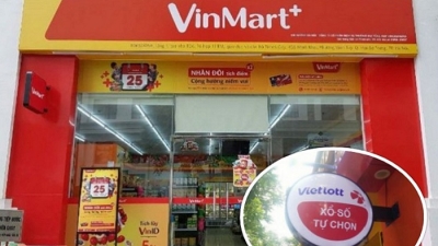 Vietlott chính thức bán vé số tại chuỗi cửa hàng Vinmart+