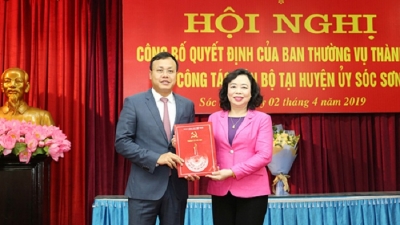 Tổng giám đốc Hanoitourist làm Phó bí thư Sóc Sơn