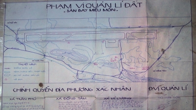 Hà Nội bất ngờ công bố bản đồ sân bay Miếu Môn ở Đồng Tâm
