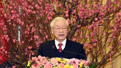 TBT, Chủ tịch nước Nguyễn Phú Trọng chúc Tết lãnh đạo và nguyên lãnh đạo Đảng, Nhà nước