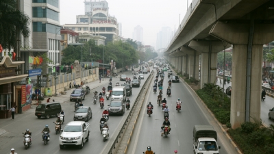 Cận cảnh đường Lê Văn Lương và đường Nguyễn Trãi, nơi chuẩn bị thí điểm cấm xe máy