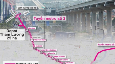 Vay 1 tỷ USD làm tuyến metro số 2 Bến Thành - Tham Lương
