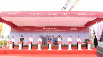 TCH khởi công dự án Hoàng Huy Commerce gần 5.000 tỷ tại Hải Phòng