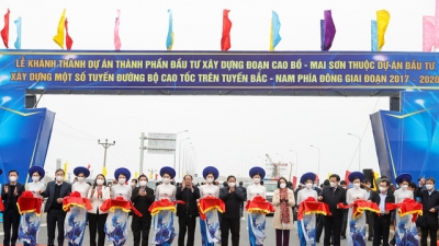Khánh thành tuyến cao tốc Cao Bồ - Mai Sơn 1.607 tỷ đồng