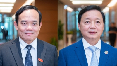 Chân dung Phó thủ tướng Trần Hồng Hà và Phó thủ tướng Trần Lưu Quang