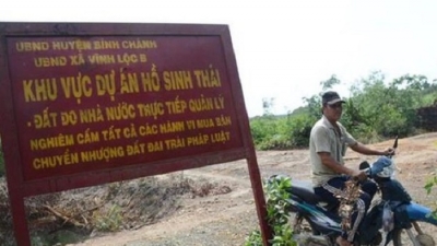 TP. HCM: Thu hồi dự án Khu sinh thái văn hóa hồ Vĩnh Lộc, 3 sở ngành bị kiểm điểm