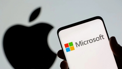 Microsoft suýt ‘soán ngôi’ Apple trở thành công ty có giá trị vốn hóa lớn nhất thế giới