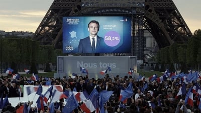 Ông Macron tái đắc cử, Pháp tạm thoát nỗi lo cực hữu