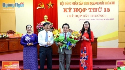 Ông Võ Phiên được bầu giữ chức Phó chủ tịch UBND tỉnh Quảng Ngãi