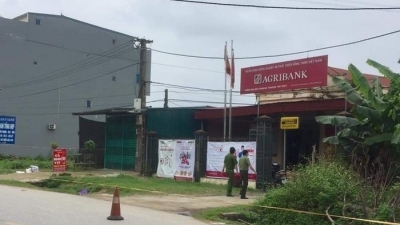 Agribank Phú Thọ bị cướp 500 triệu đồng