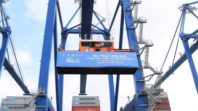 Tân Cảng Hải Phòng đón 1 triệu TEU container hàng hóa sau 5 năm hoạt động