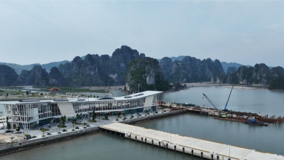Quảng Ninh: Toàn cảnh dự án Bến cảng Ao Tiên tại Vân Đồn sắp đi vào vận hành khai thác