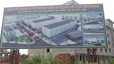 Thanh tra Chính phủ chỉ rõ loạt dự án nhà ở tại Hà Nam không qua đấu thầu