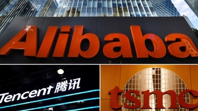 Các công ty Trung Quốc ‘mất hút’ khỏi top 10 công ty vốn hoá lớn nhất thế giới