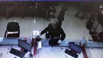 Nghi án nổ súng cướp ngân hàng Techcombank tại Sóc Sơn, Hà Nội