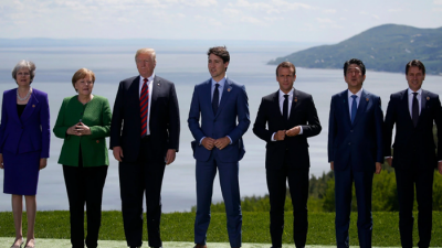 Các nhà lãnh đạo G-7 'đau đầu' tìm cách xoay chuyển Tổng thống Mỹ Donald Trump