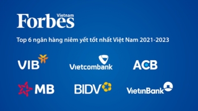 Tiết lộ 6 ngân hàng niêm yết tốt nhất Việt Nam 3 năm liên tiếp theo xếp hạng Forbes