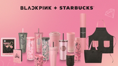 Starbucks ra mắt bộ sưu tập phiên bản giới hạn theo màu sắc của BLACKPINK