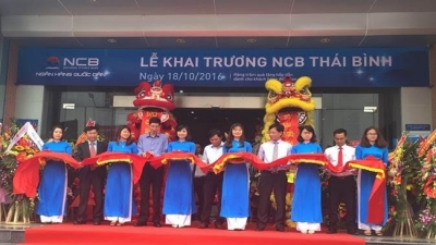 NCB khai trương chi nhánh Thái Bình, ký hợp tác với nhiều doanh nghiệp