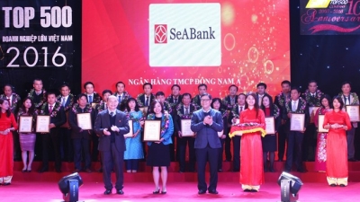 SeABank được xếp hạng trong 'Top 500 doanh nghiệp lớn Việt Nam – VNR500'