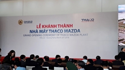 Thaco khánh thành nhà máy sản xuất, lắp ráp xe Mazda lớn nhất Đông Nam Á