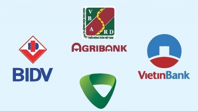 'So găng' quy mô bộ tứ ngân hàng Việt tham chiếu từ Agribank