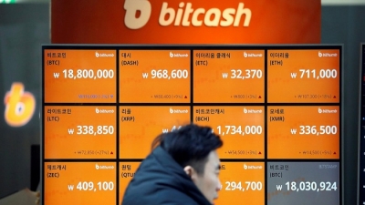 Hàn Quốc ‘sờ gáy’ ông lớn ngân hàng, Trung Quốc 'đuổi khéo' dân đào Bitcoin