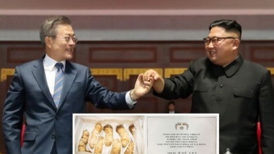 Tiết lộ món quà triệu USD ông Kim Jong-un tặng Tổng thống Hàn Quốc