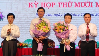 Thủ tướng phê chuẩn kết quả bầu bổ sung 2 Phó chủ tịch tỉnh Nghệ An