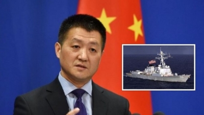 Tàu chiến Mỹ áp sát bãi cạn Scarborough, Trung Quốc nói ‘ngừng khiêu khích’