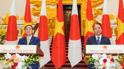 Việt Nam - Nhật Bản ký 12 văn kiện thúc đẩy hợp tác kinh tế